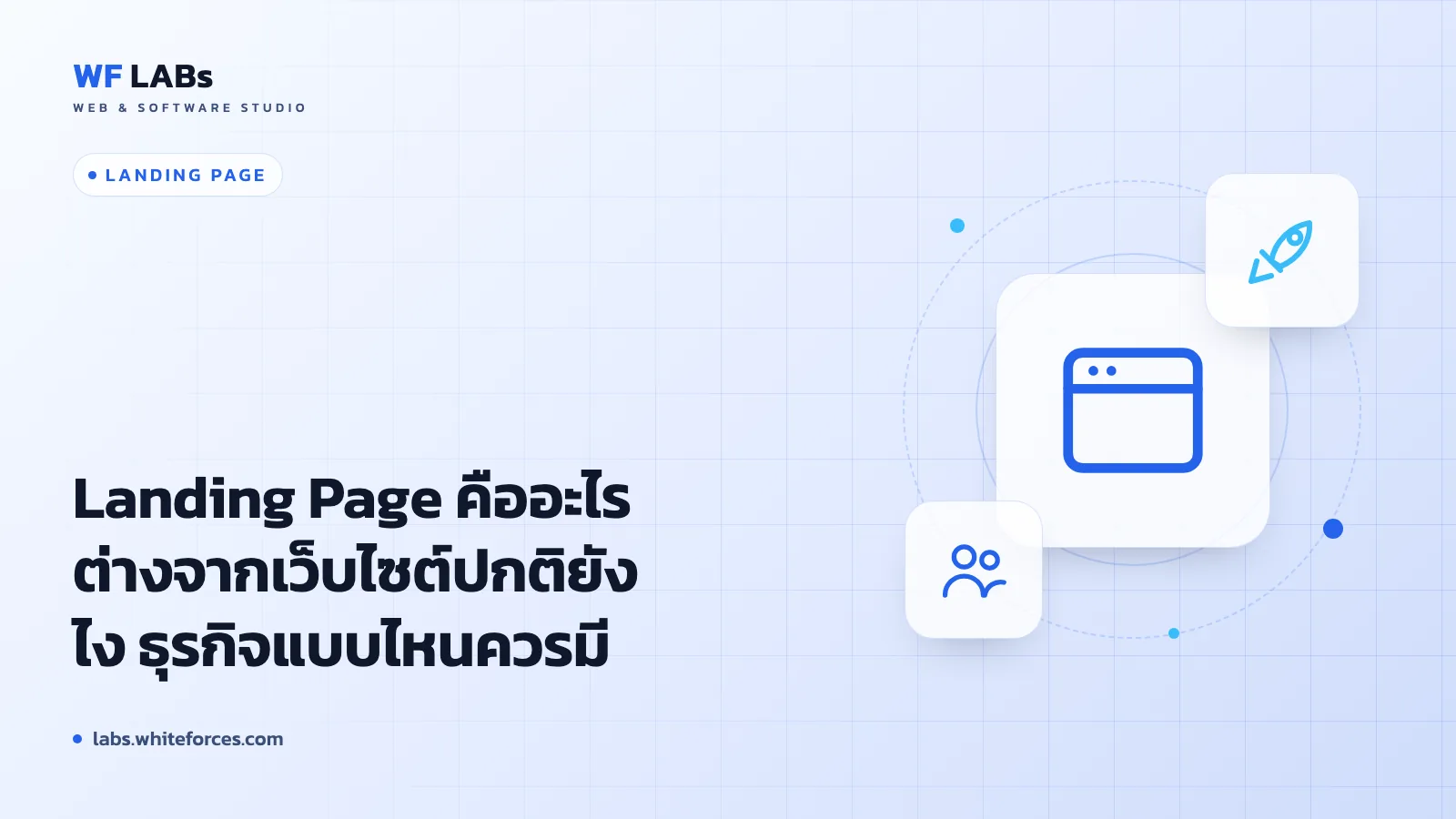 Landing Page คืออะไร ต่างจากเว็บไซต์ปกติยังไง ธุรกิจแบบไหนควรมี